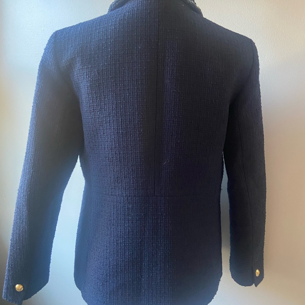 Talbot Sz 6 Navy Women’s Blazer with Gold Buttons - Picture 6 of 15
